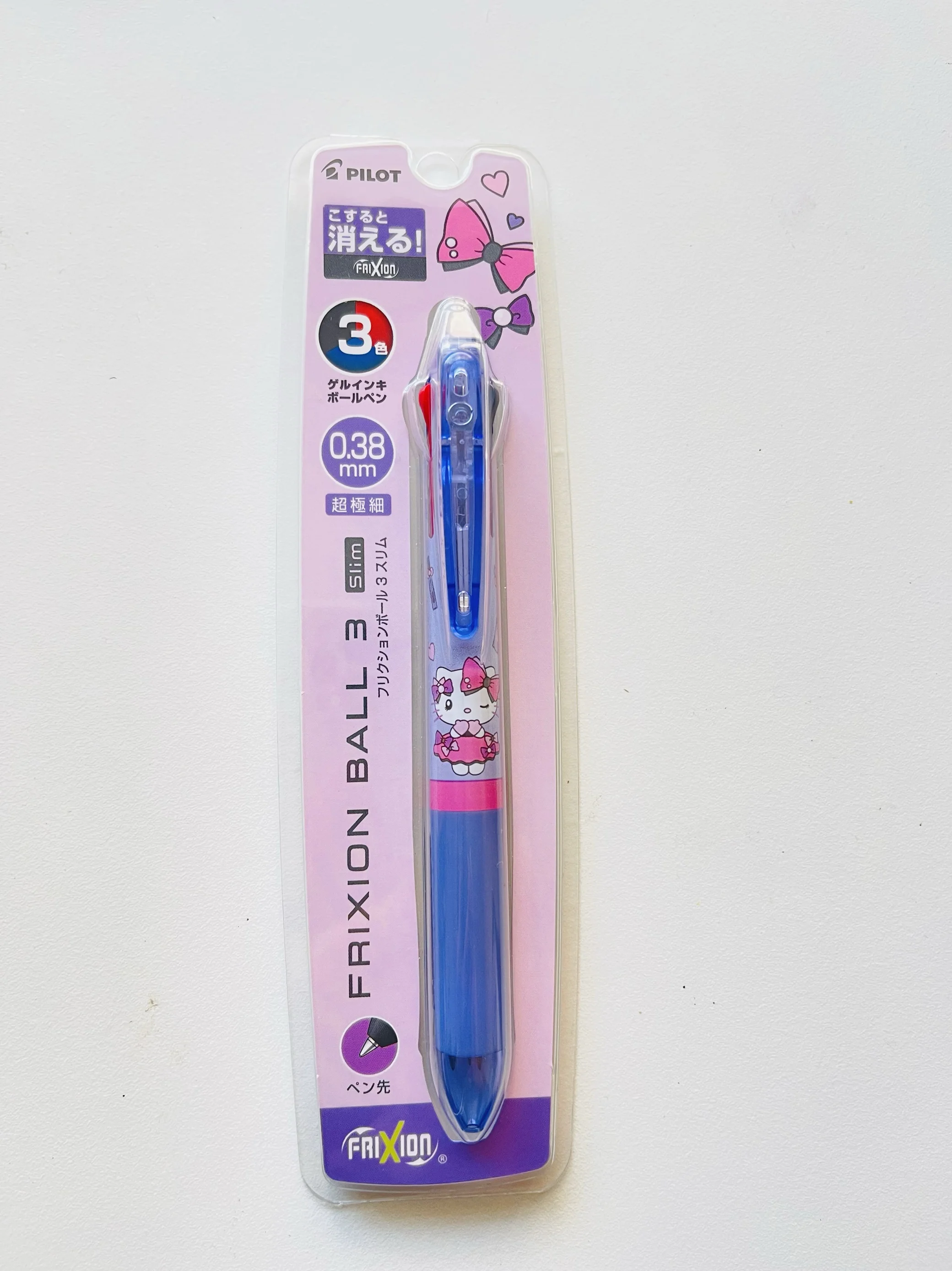 Bolí Borrable de Tres Colores  ons Kit Limited USJ Osaka Universal Studio Frixion, Bolí de Plástico con...