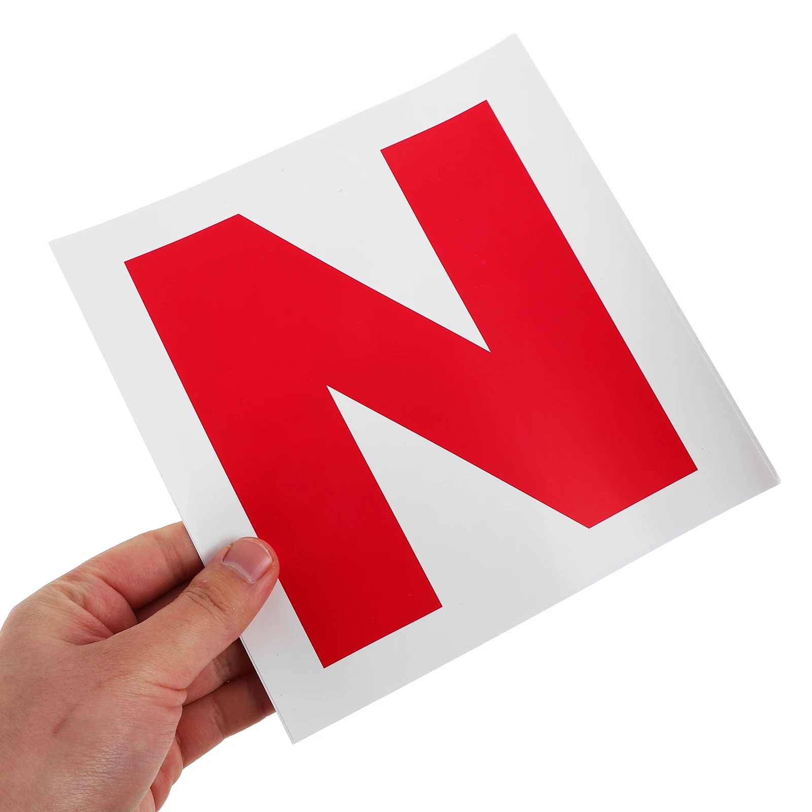 

10pcs Car Stickers Durable Auto Decals Vehicle Sticker Beginner Driver Training Identification PVC Sign Removable for