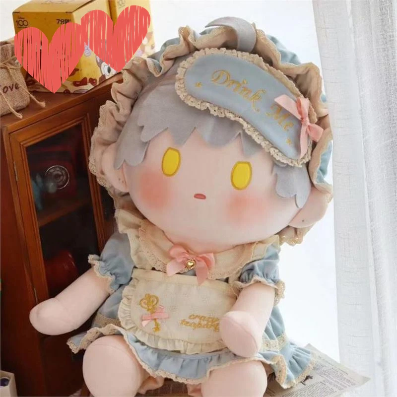 Anime 40cm Seated Change Cotton Doll Clothes Toy Cute Pajamas Clothes Outfit  Props Cosplay Dolls Accessories