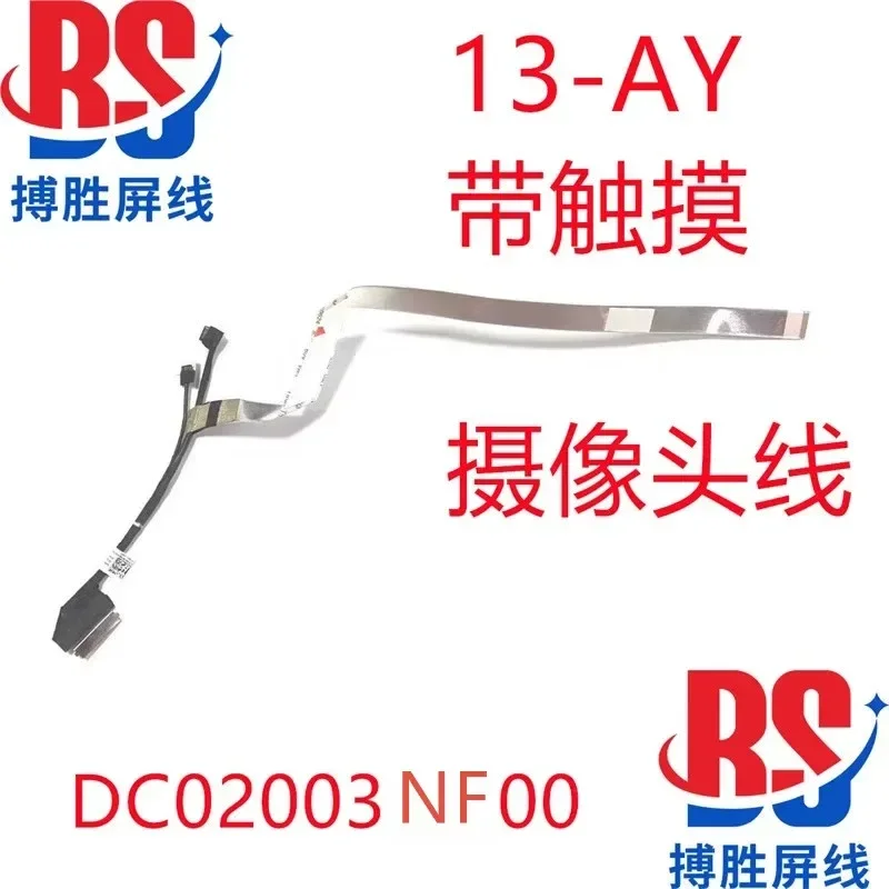 for HP Envy 13-AY 13M-bd TPN-C147 Touch Screen Digitizer Cable Camera Flex Cable DC02003NF00 Replacement Part