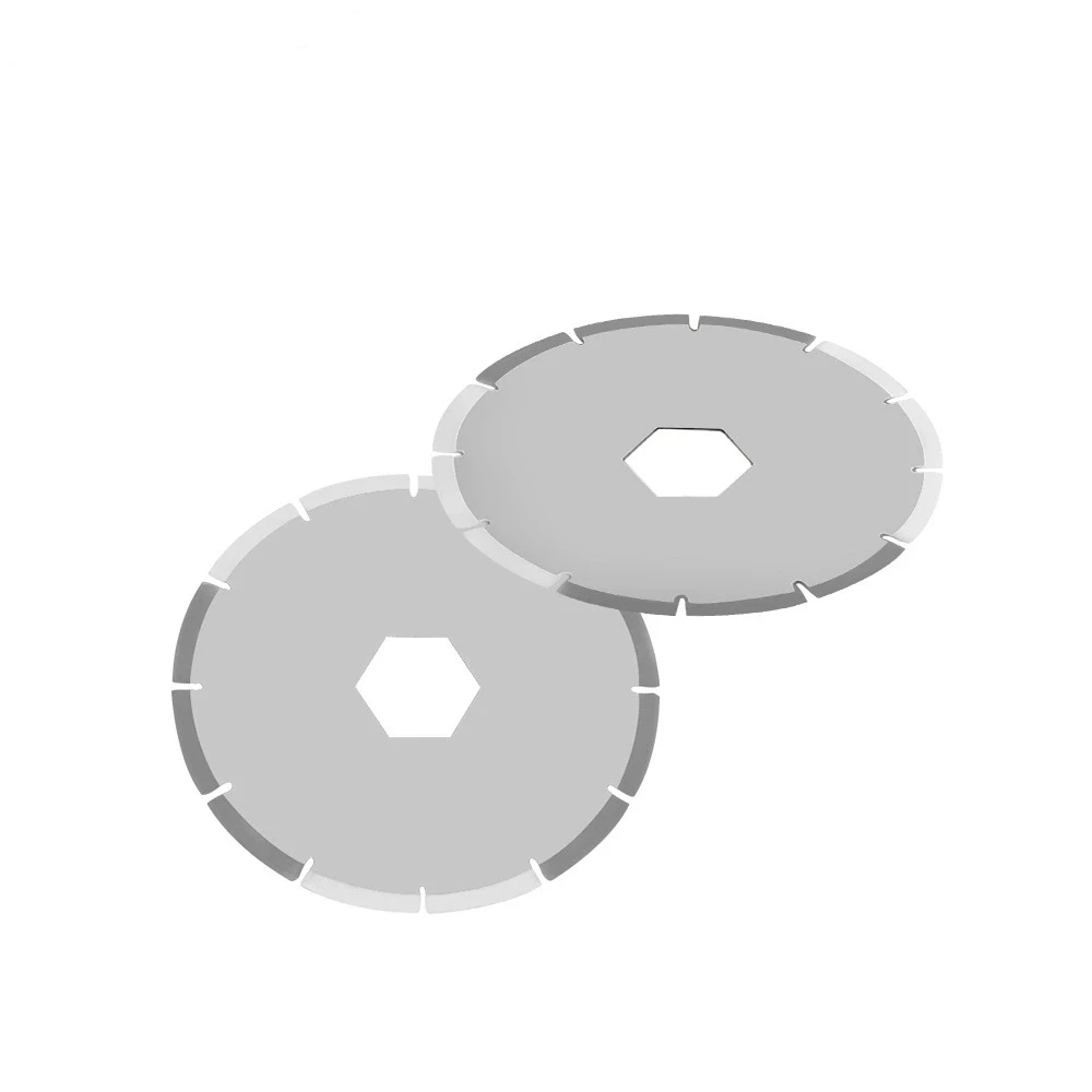 10/20 Pcs 18mm small round knife paper cutting dotted line blade  hexagonal hole circular blade Skip rotary blades
