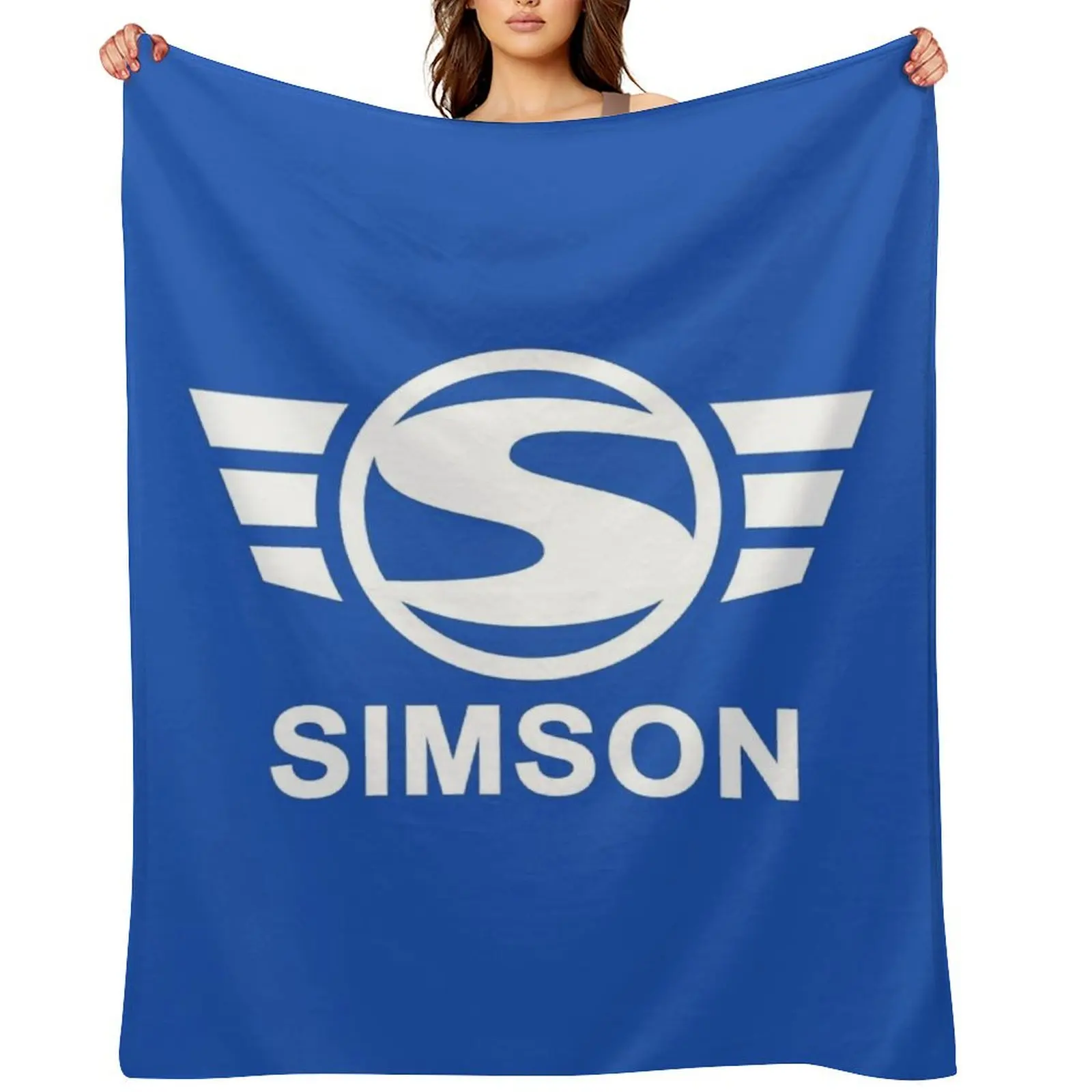 

Simson logo (white) Throw Blanket valentine gift ideas Beautifuls Plaid Retros Blankets