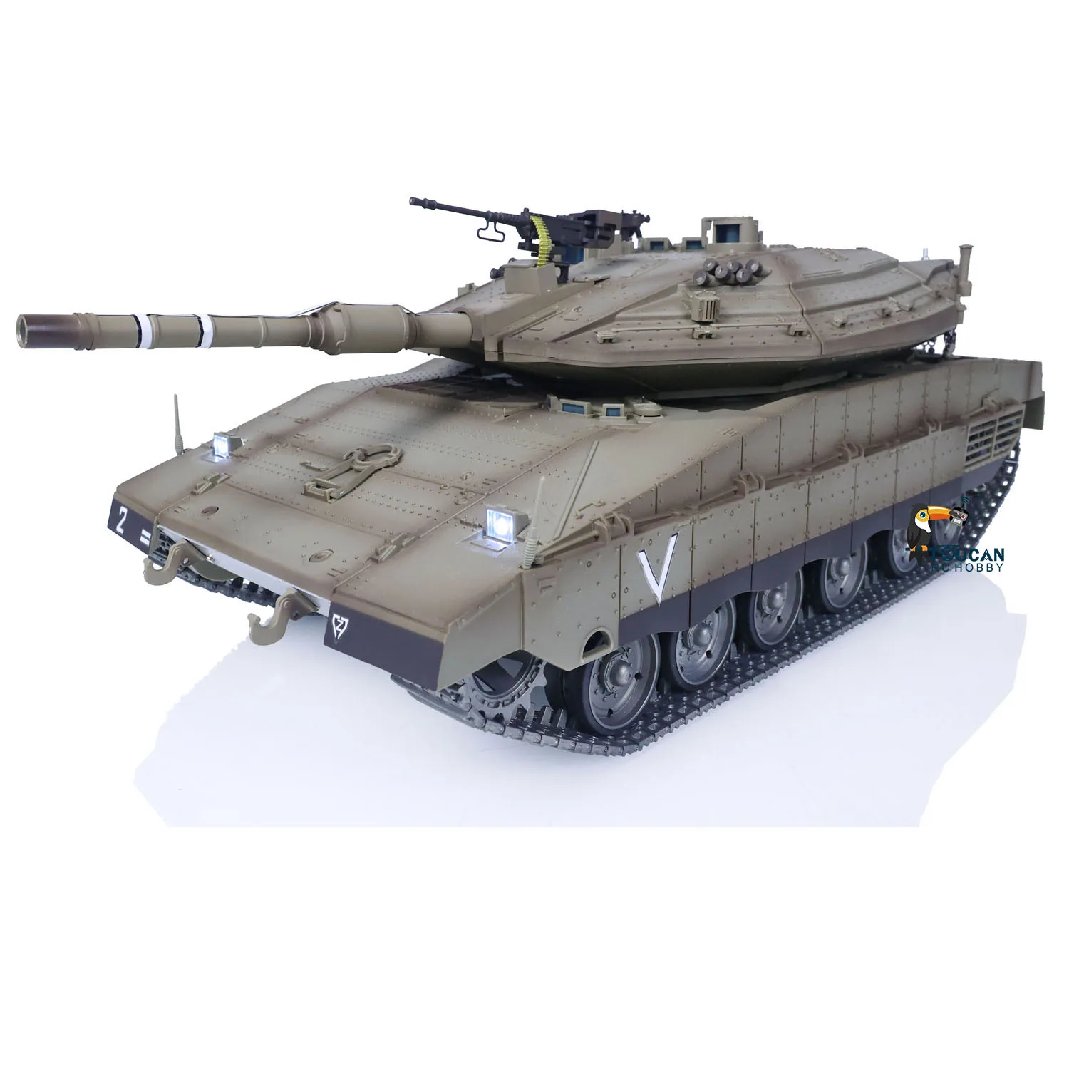 Zabawki 1/16 RC Battle Tank Heng Long IDF Merkava MK IV 3958 Pełne metalowe podwozie FPV TOUCAN Zdalnie pancernik Dym Samochód TH22668