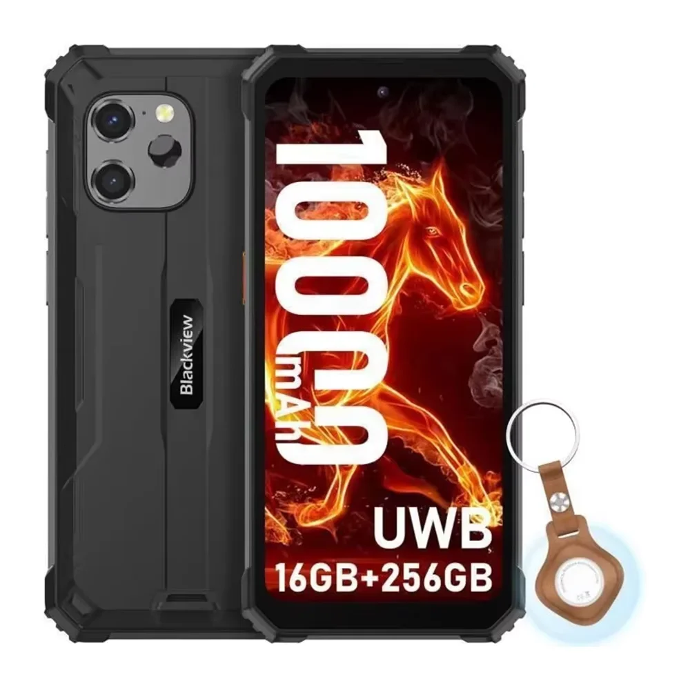 Blackview BV8900 Pro Smartphone 16Go + 256Go 6.5 64MP IP68 waterproof phone with UWB 10000mAh 33W GPS NFC Double SIM