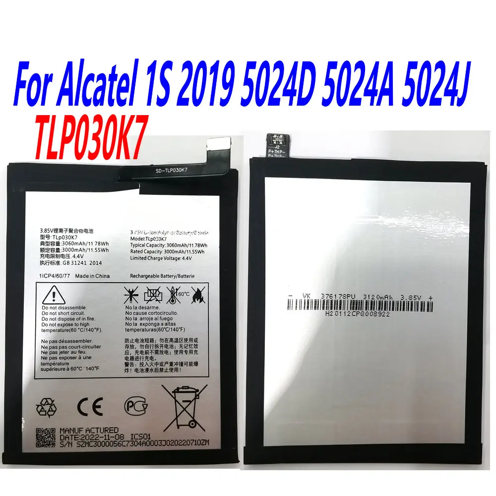 

New TLP030K7 Replacement Battery For Alcatel 1S 2019 5024D 5024A 5024J Mobile Phone