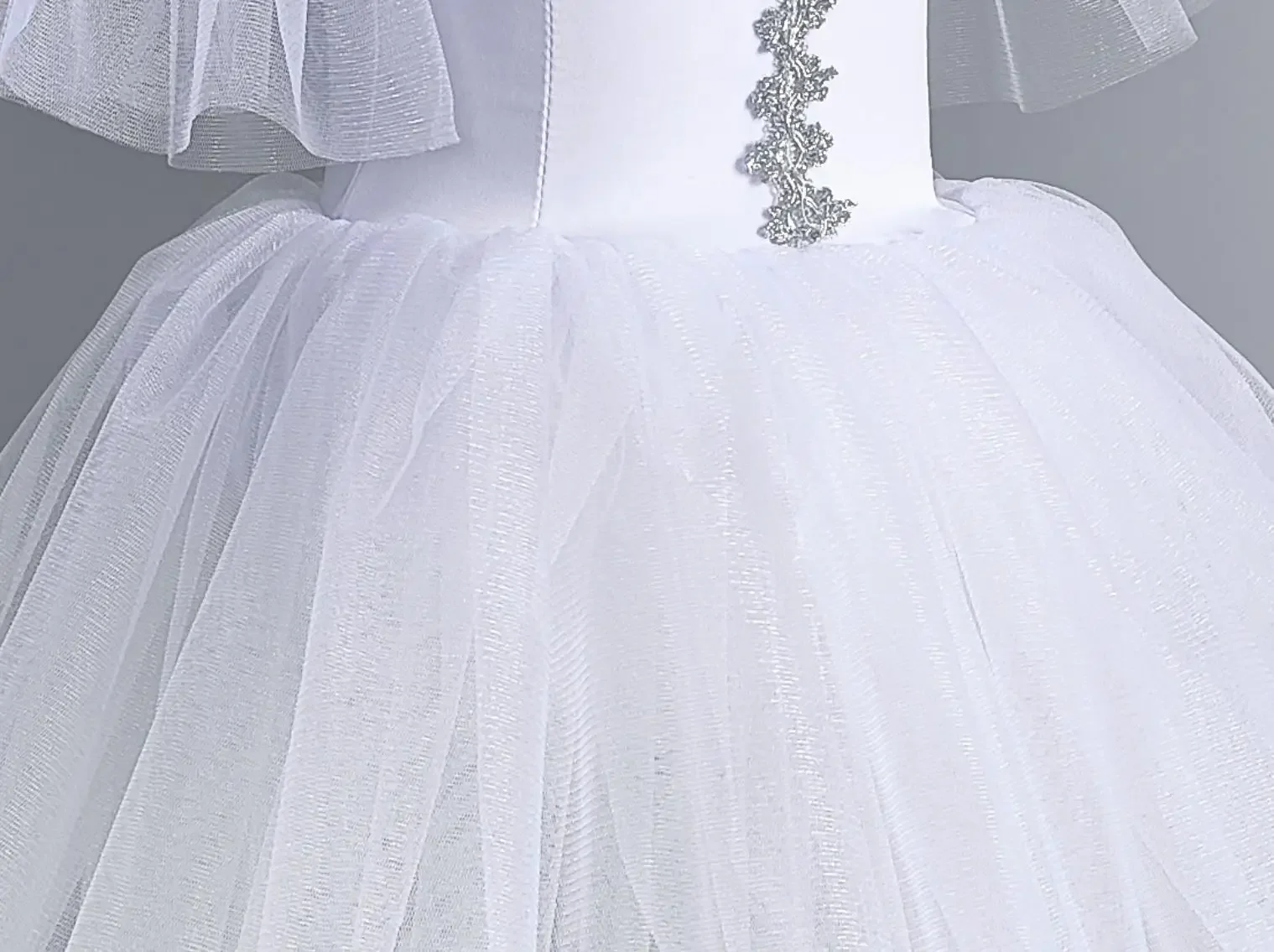 White Long Romantic Women Ballet Tutu Girl Ballet Dress For Girls Child Swan Lake Tutu Tulle Skate Ballerina Dress