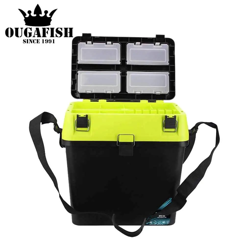 

Multi-storey Compartments Big Lure Baits Box Large Multifunction Fishing Box Plastic Accessories Tackle Waterproof