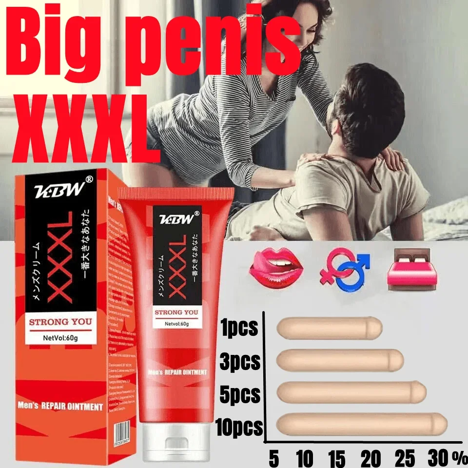 60ml Strong man cream gel per l'ingrandimento del pene grande ingrandisci il pene Grow pest Strong Big dicks crema per l'ingrandimento del pene