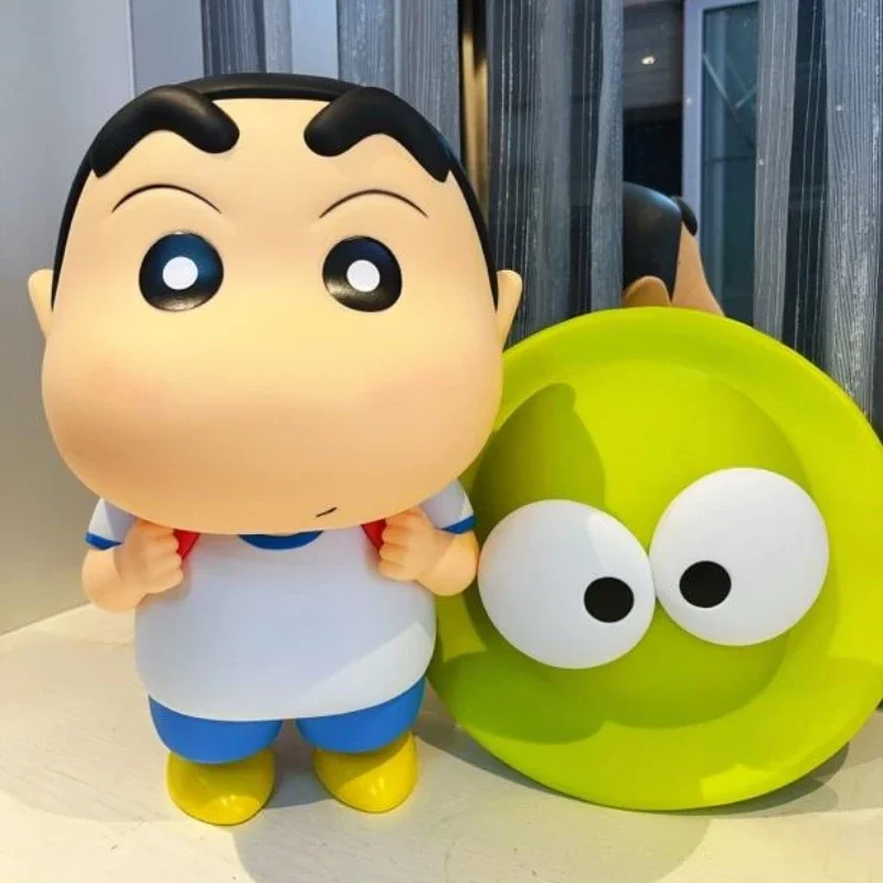 

1 :1 38cm Crayon Shin-Chan Anime Figure Cute Doll Living Room Tv Cabinet Accessories Figure Ornaments Cartoon Trendy Doll Gifts