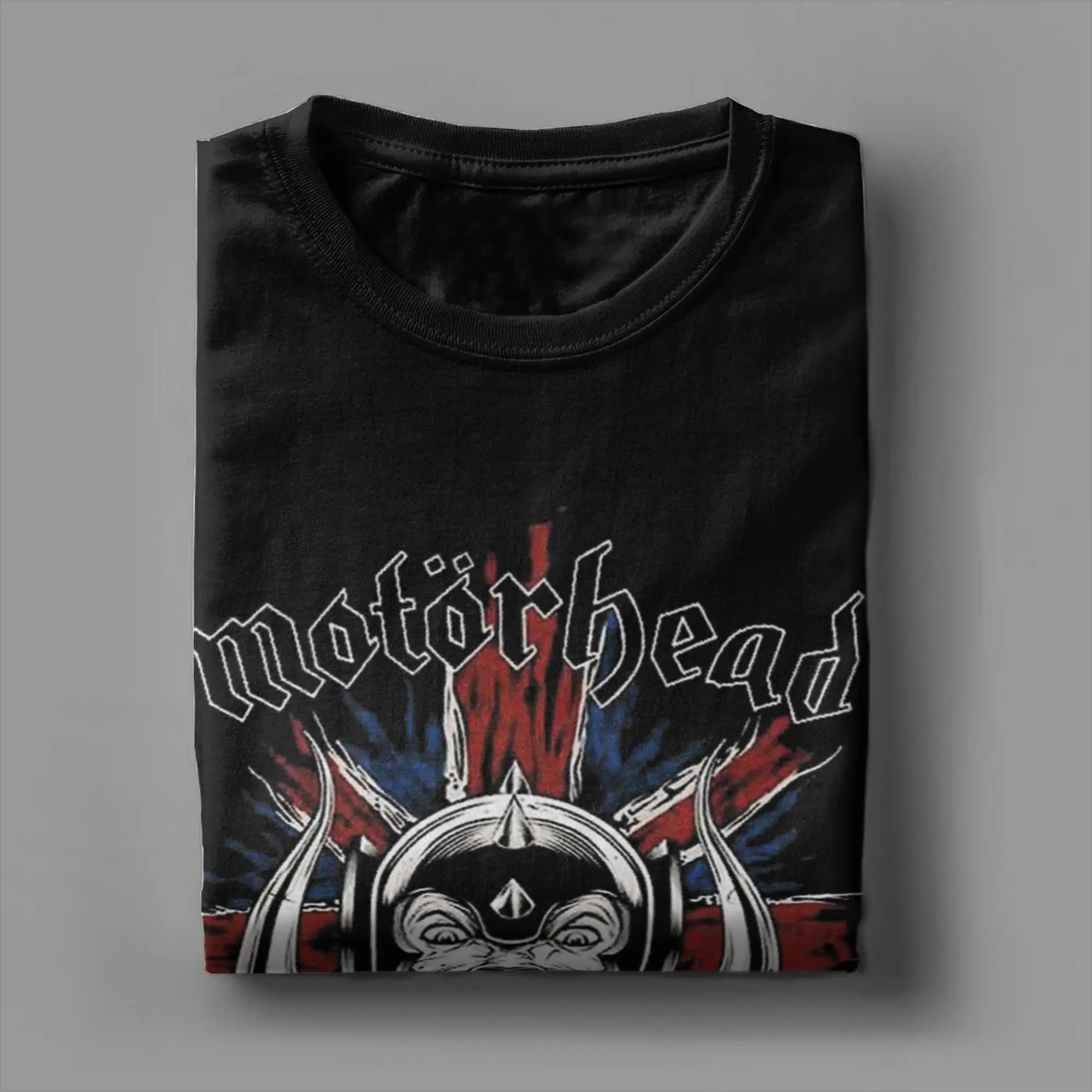 الرجال النساء تي شيرت Motorhead المملكة المتحدة روك مضحك 100% القطن تي شيرت قصير الأكمام تي شيرت Crewneck الملابس حجم كبير