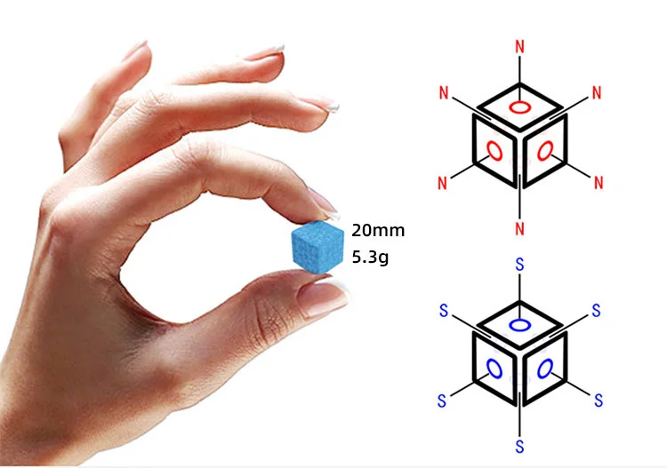 10 sztuk kreatywne klocki magnetyczne zabawki magnetyczne kwadratowe DIY klocki klocki kostka magnetyczna zabawki edukacyjne prezent dla dzieci