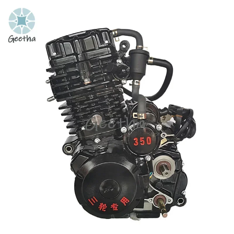

For New 350cc Dede 4-Stroke Water-Cooled Motorcycle Tricycle Engine With Electric & Kick Start 1 Cylinder CDI Ignition
