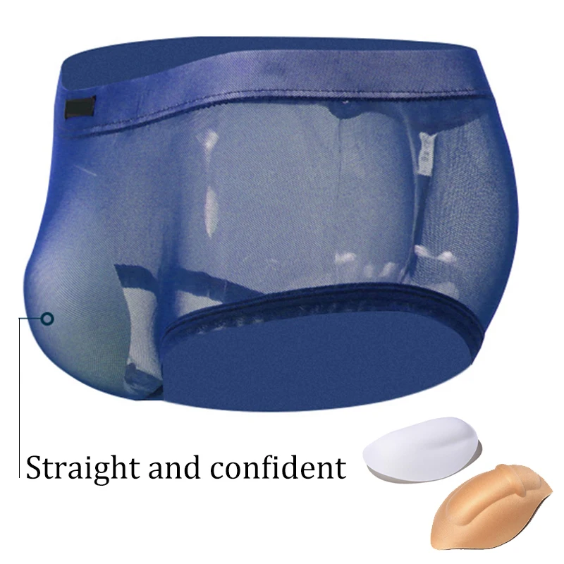 หลายสไตล์ถ้วยนูน Pads ฟองน้ําถ้วยที่ถอดออกได้ Push Up ถ้วย Enhancing Men ชุดชั้นในเซ็กซี่ Bulge Pad Magic ก้น