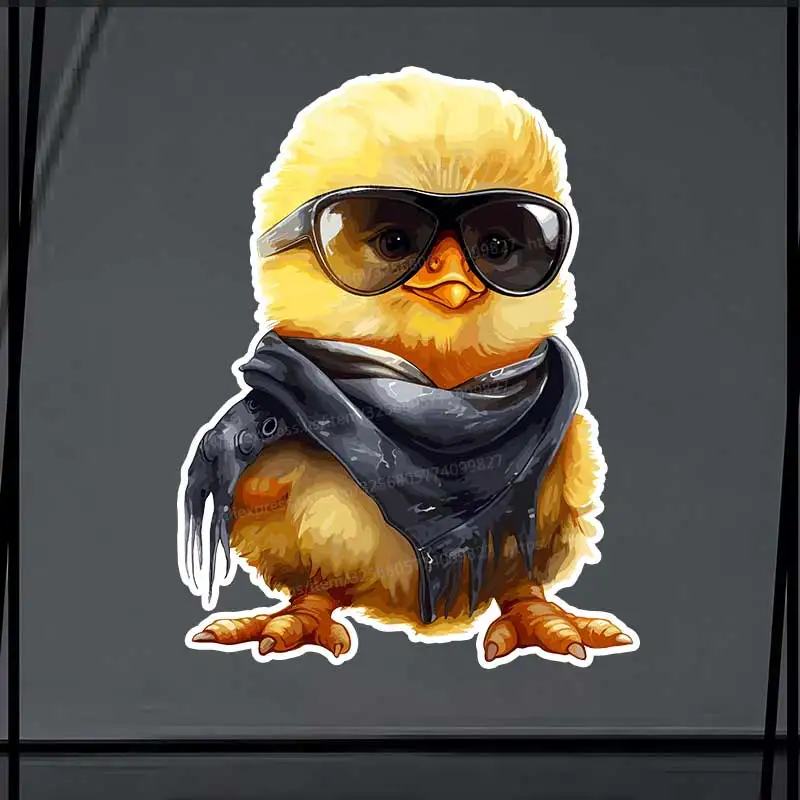 

Chick With Sunglasses Car Sticker Waterproof Vinyl Decal on Bumper Rear Window Laptop Self-adhesive Decal Car Accessories SH1179