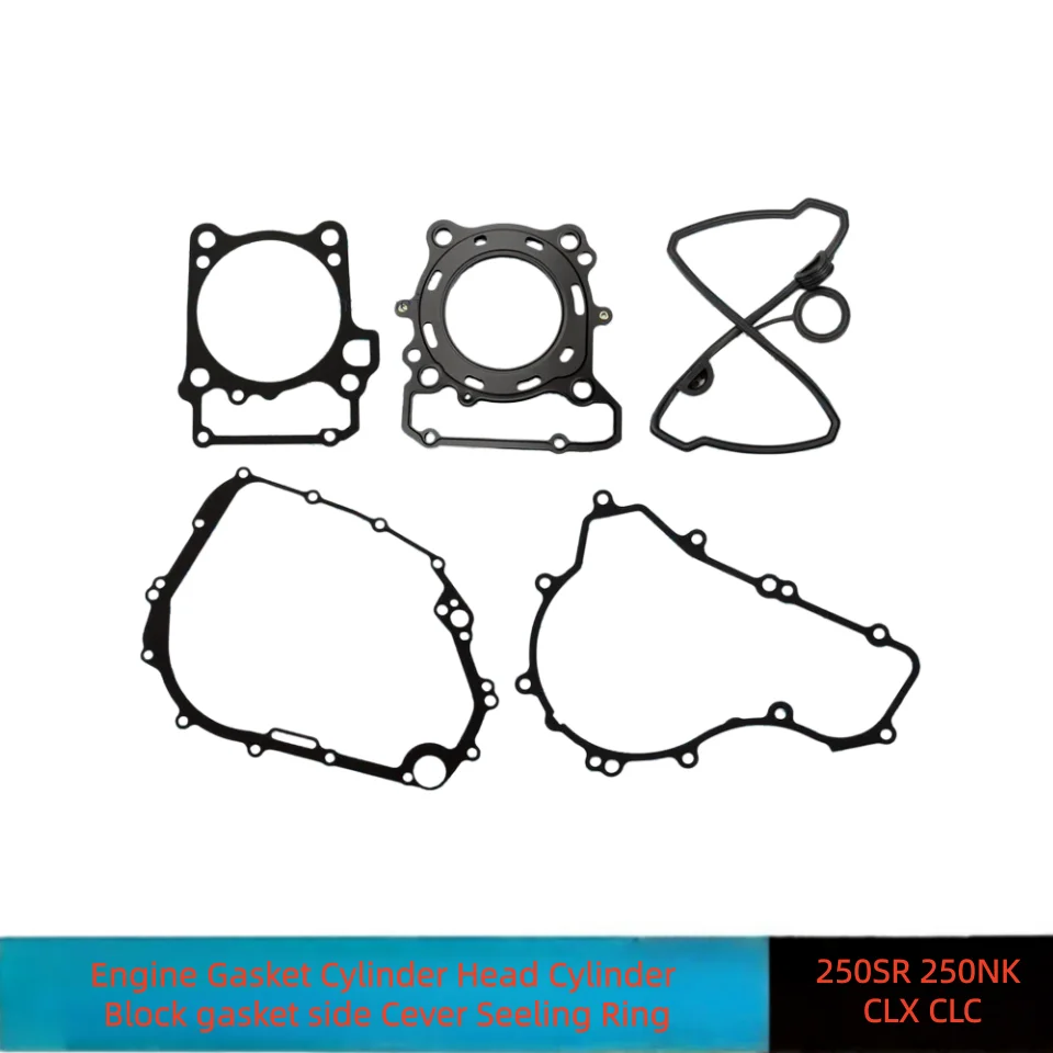 

For CFMOTO 250SR 250NK CLX CLC Engine Gasket Cylinder Head Cylinder Block Gasket Side Cover Sealing Ring Genuine Accessories