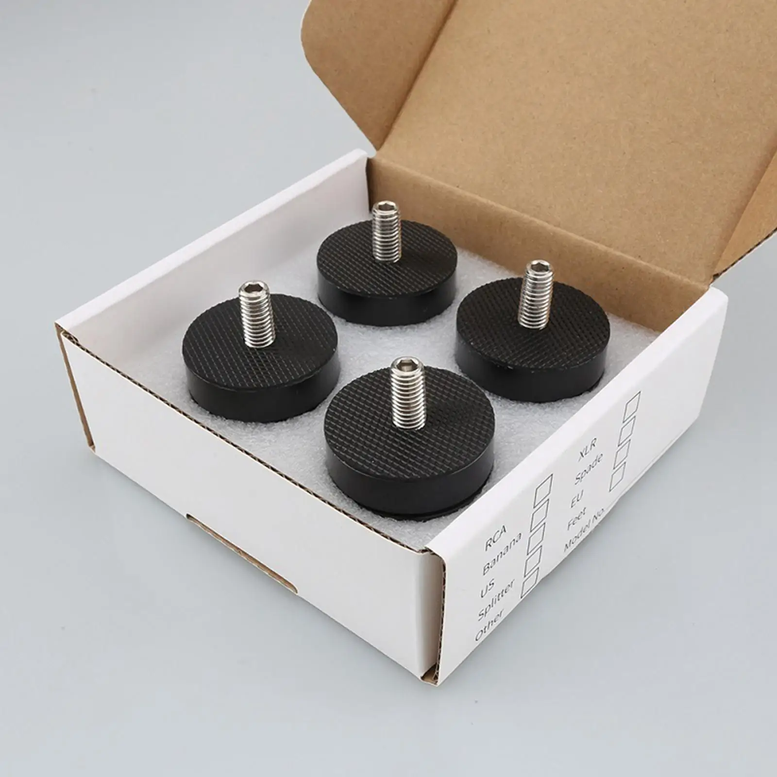 Speaker Shock-Absorbing Spike Pad Aluminum Alloy Speaker Feet Bumpers Isolation
