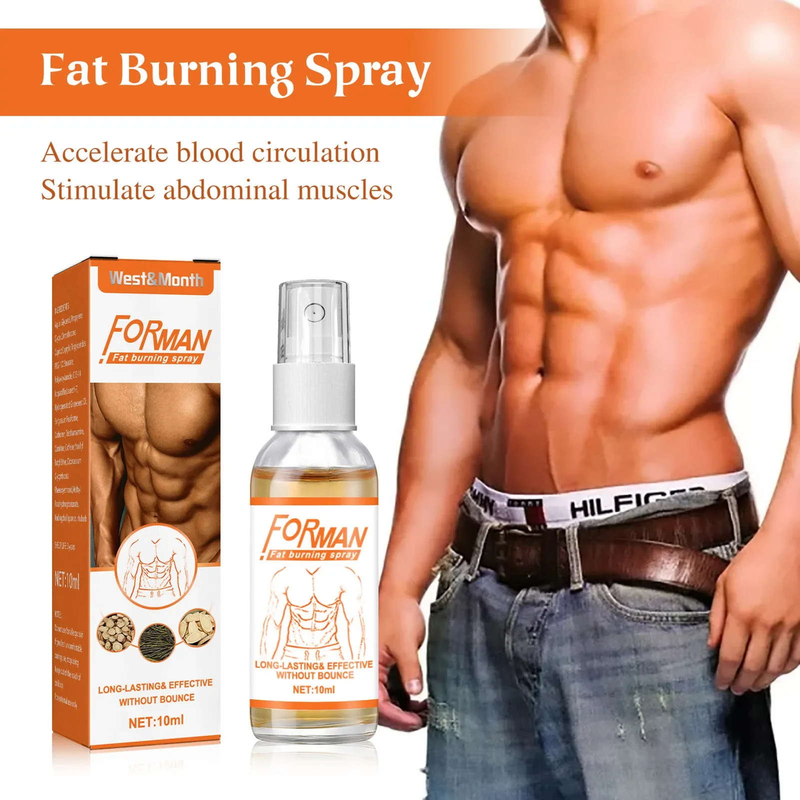 Anti Cellulite Spray for Belly Fat Burner Fat Burning Cream Sweat Sprays for Men Weight Loss Tighten Muscles Cellulite Creams