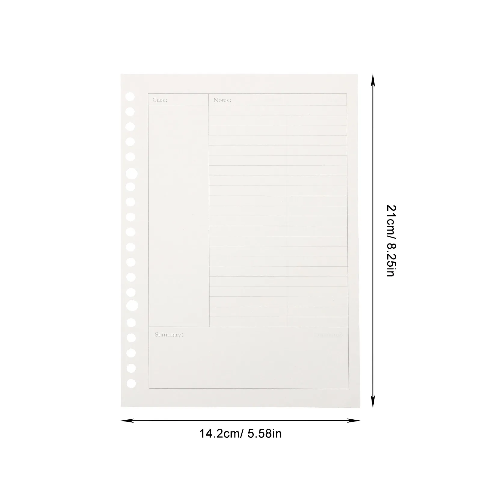 150Pcs Vintage Loose-Leaf Notebook Paper A5 Refill Replacement Sheets for Writing Note Taking Planning Office School