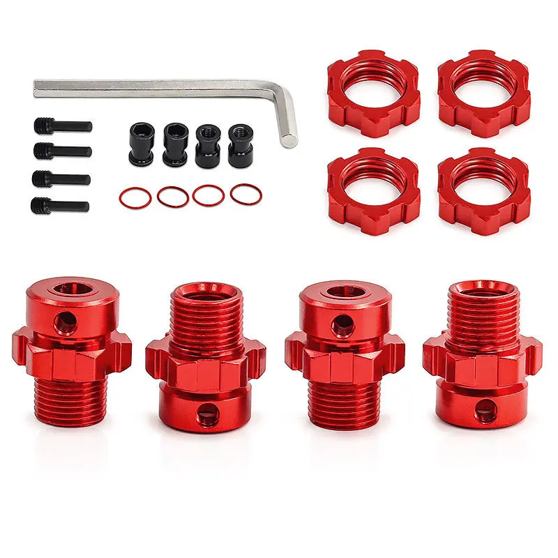 المعادن الموسعة عجلة عرافة مهايئ توزيع المحور 6469 5854 ل TRAXXAS 1/10 E-Revo E-Maxx T-Maxx Revo RC ترقية أجزاء السيارة الملحقات