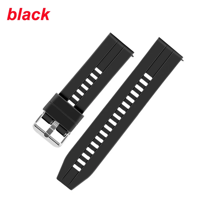 Correas de reloj universales, correa de silicona de liberación rápida de 22mm para Huawei GT2/GT3/GT4 Samsung Xiaomi Lige Huawei Colmi Smartwatch