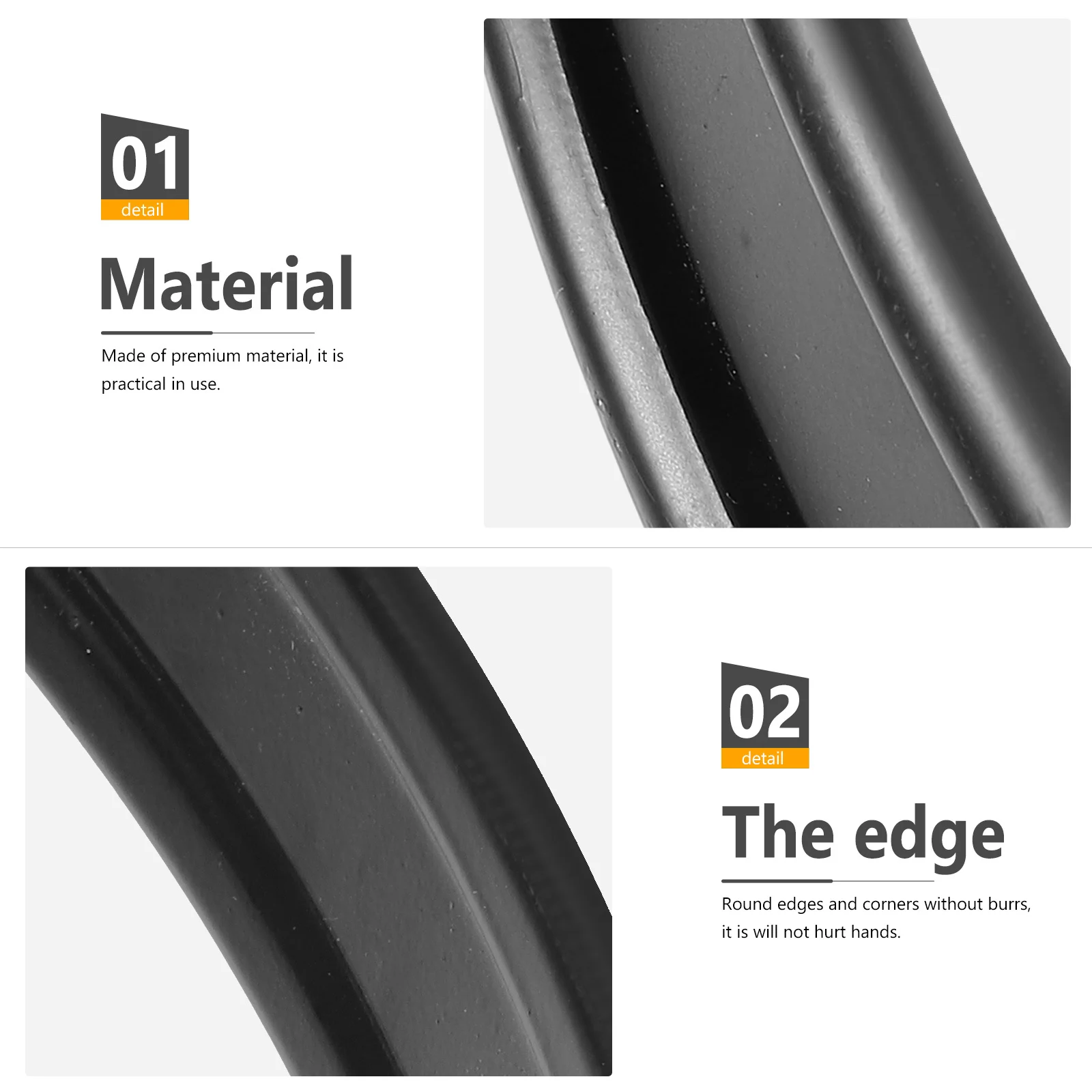 

Drum Kit Accessories Snare Hoop Rim Replacement Parts Bass Protector Tom Ring Drums