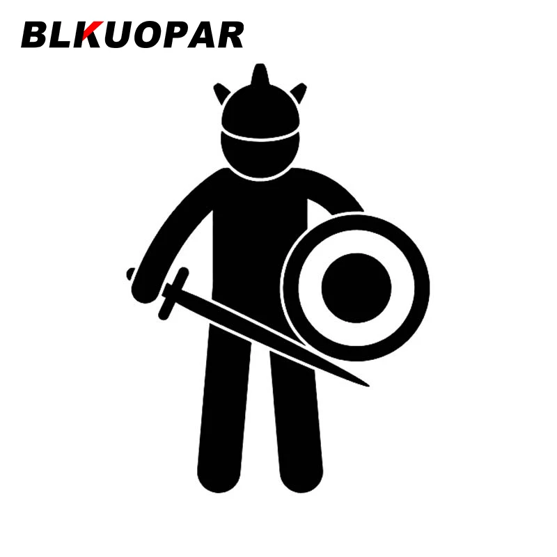 

BLKUOPAR Ancient Warrior Car Stickers Funny Decal Surfboard Trunk Waterproof Windshield Sunscreen Personality Vinyl Car Wrap