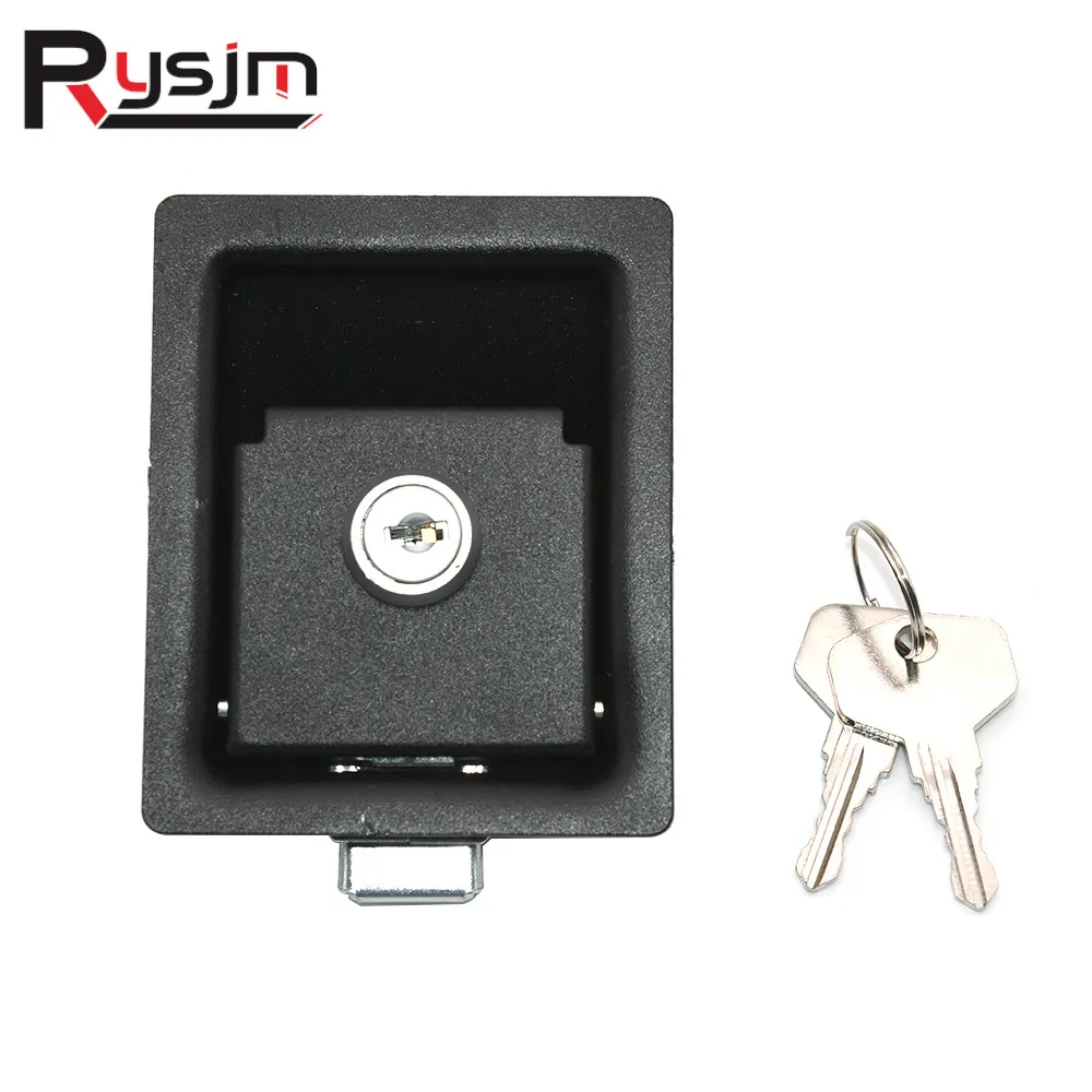 1 Piece Marine Yacht RV Accessories Rv Car Paddle Entry Door Lock Latch Handle Knob Camper-Trailer Pull Type Panel Door Lock