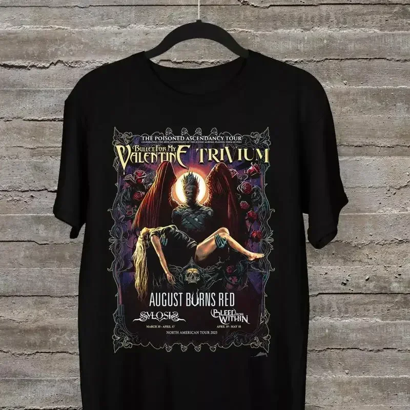 Bullet For My Valentine The ed Ascendancy Tour T Shirt Size S 5Xl