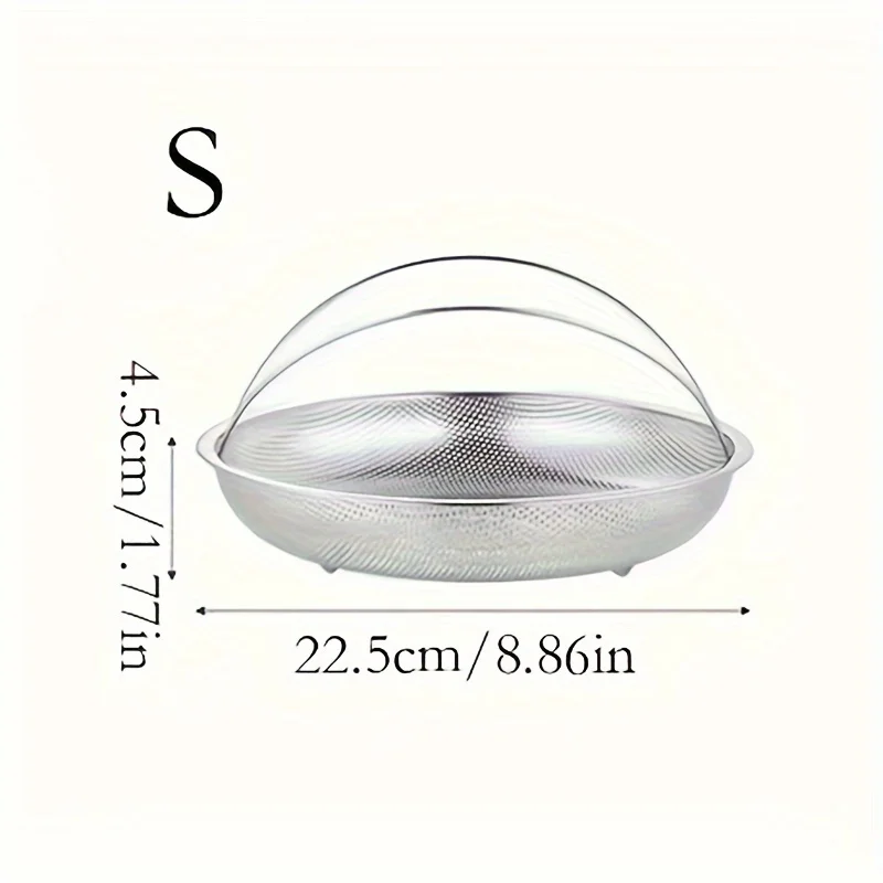Stainless Steel Food Steamer Basket Pressure Cooker Steamer Basket With Handle Steaming Grid Drain Drainer Cooking Utensils