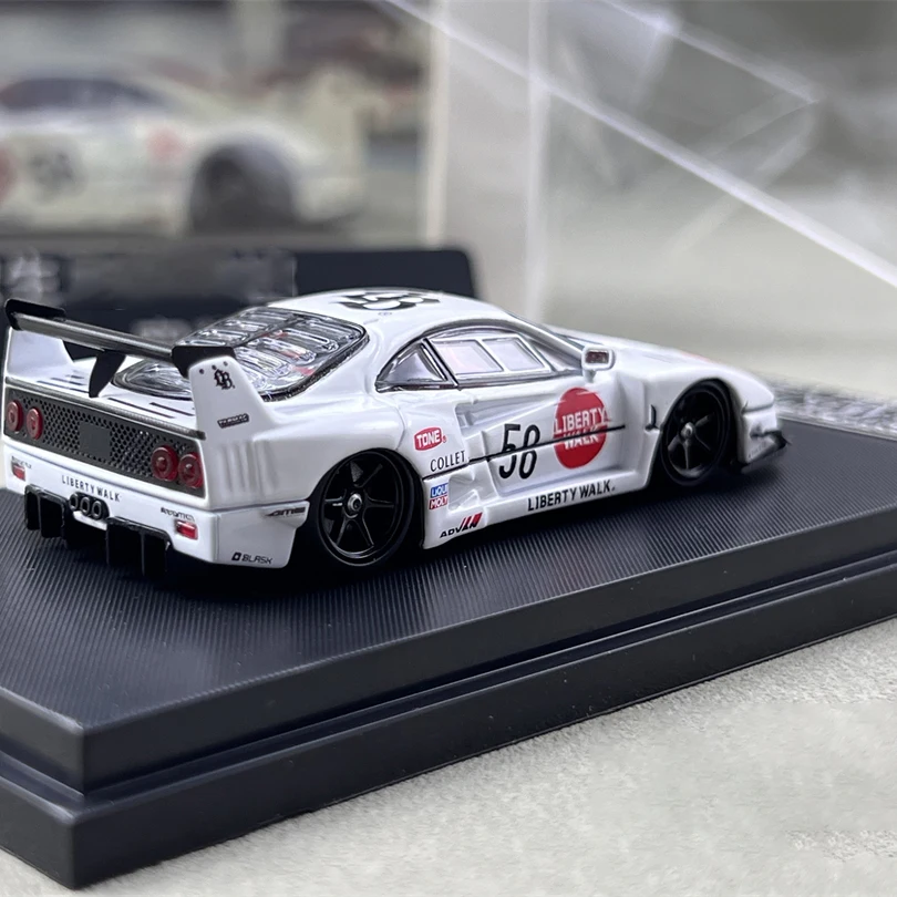 SW 1:64 F40 LBWK سبيكة سيارة Diecasts ولعبة المركبات نموذج سيارة مصغرة مقياس نموذج سيارات لعب للأطفال #2