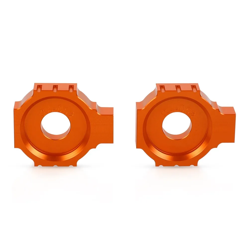 2024 NEW Orange Motorcycle Chain Adjusters Blockers CNC Aluminum for KTM Duke 390 RC125 RC200 RC390 Duke 125 200 All Years