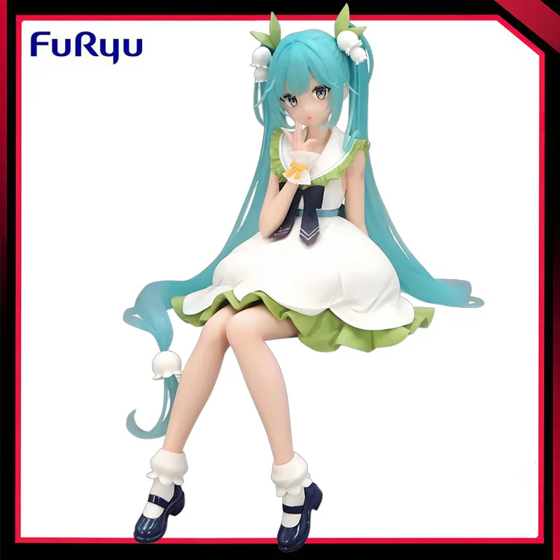 disponibile-furyu-noodle-stopper-hatsune-miku-flower-fairyr-~lily-of-the-valley-ver~-pvc-14cm-action-figure-anime-modellino-giocattolo