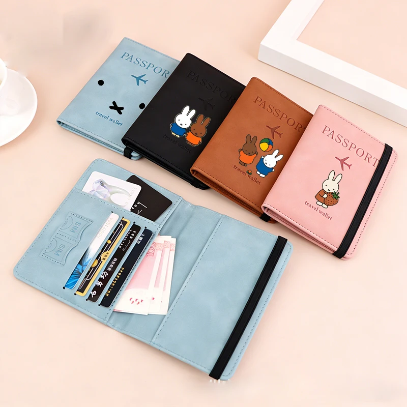 

Miffys RFID Passport Holder Women Men Travel Wallet Document Organizer Multiple Card Slots Waterproof Document Holder Passport