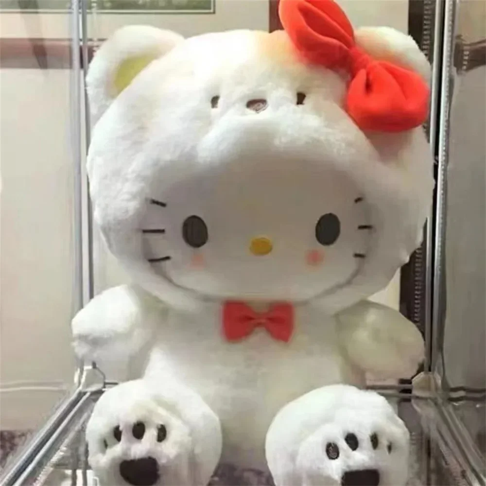 Sanrio 25cm olá kitty kuromi mymelody cinnamorol kawaii anime brinquedos de pelúcia macio boneca plushie travesseiro decoração de presente de natal **