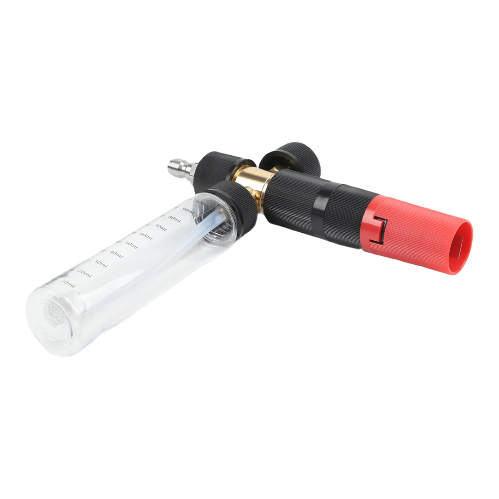 High pressure foam spray bottle transparent with 14 quick connector suitable for car wash and stain removal tasks