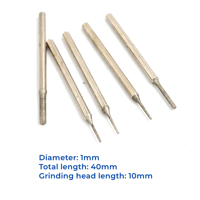 0.4/0.6/0.8/1/1.2/1.4/1.6/1.8mm Tipper Drill Bit Drilling Needle For Dremel Carving Polishing Drill Tool