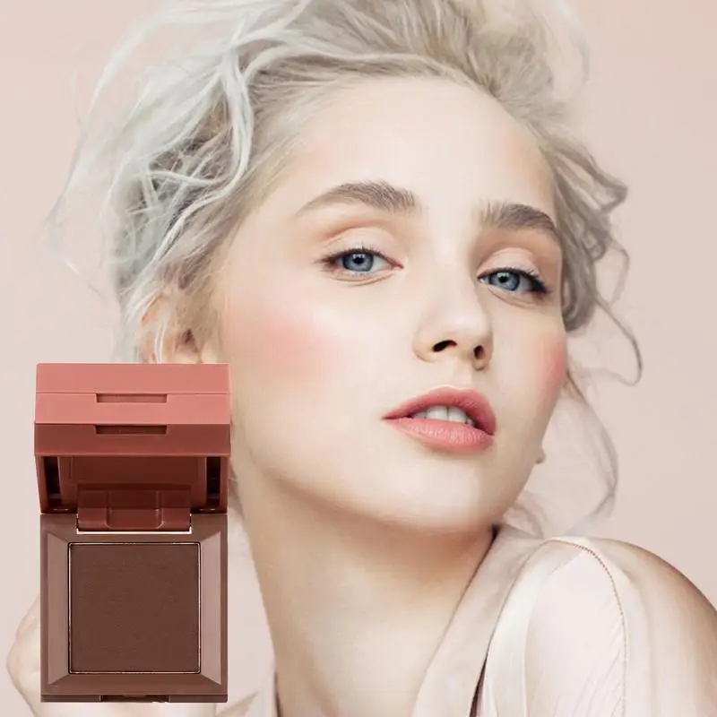 3 In 1 Palette Long-Lasting Blush Palette Blendable Face Palette สําหรับผู้หญิงอายแชโดว์ Highlighter แต่งหน้า Palette เครื่องสําอาง