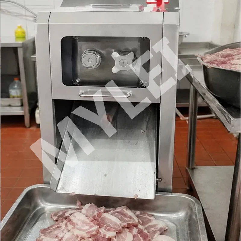Multifunctional Steak Mutton Meat Slice Machine Long Slice Fresh   Meat Slicer Machine