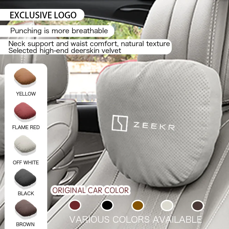 

For ZEEKR X 001 009 007 7X ZEEKR001 FR ZEEKR009 MIX Key Case Cover Accessories Car Neck Headrest Pillow Seat Lumbar Protection