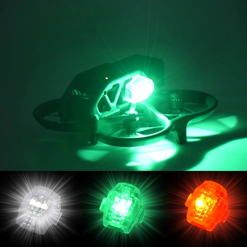 Imagen 2 del producto Mini luz estroboscópica para Dron DJI Mini 5 Pro/4 Pro/Mavic 4 Pro/Mavic 3/NEO/Air 3, luz de señal de advertencia anticolisión Universal