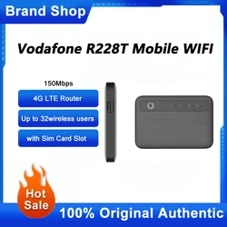 Vodafone R228T 4G LTE Yönlendirici Kablosuz WiFi Taşınabilir Modem Mini Açık Hotspot Cep MiFi 150 mbps Sim Kart Yuvası Ile