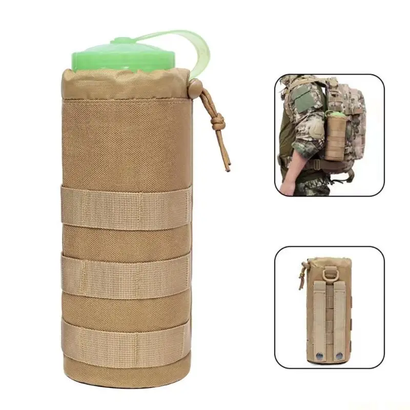 U2JB Webbing Water Bottle Drawstring Bottle Holder Hiking Travel