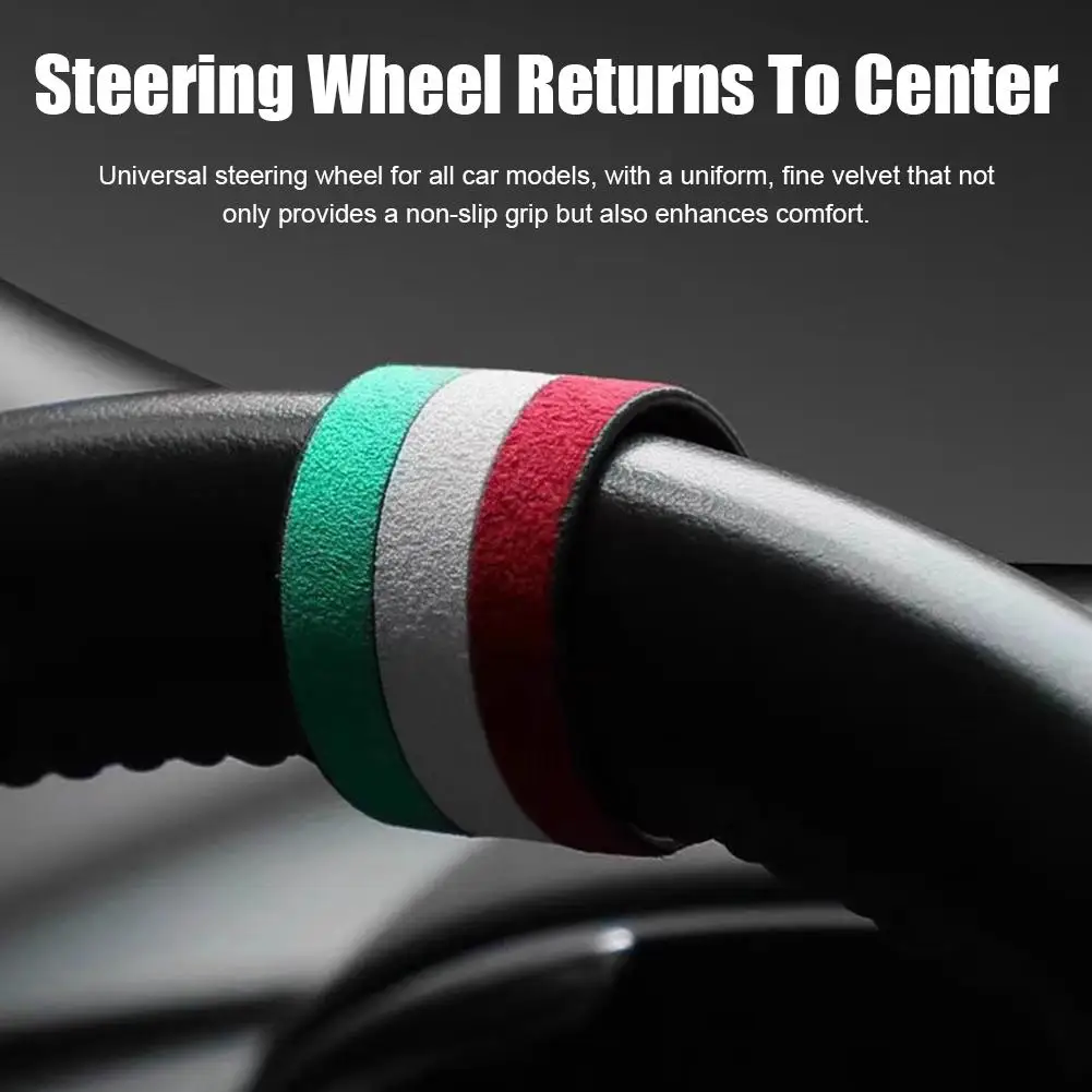 

Аксессуар для украшения автомобиля, маркер рулевого колеса-сделай сам, центральная линия, верхний усилитель для точной вождения, аксессуары для рулевого колеса автомобиля D3O4