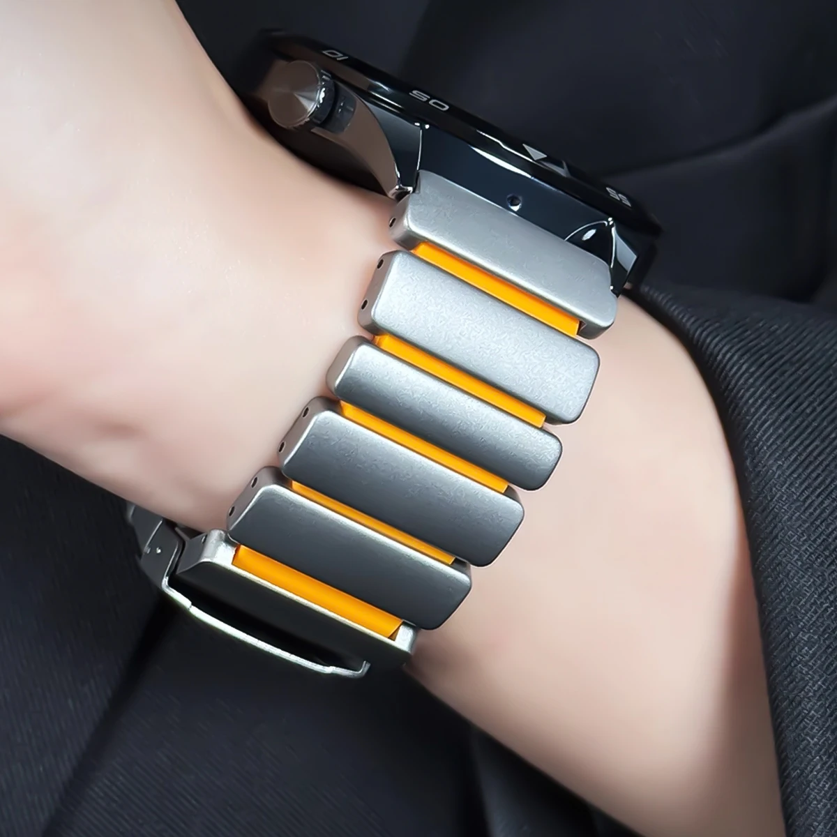 

22mm Titanium Band for Huawei Watch GT6Pro/GT6 GT5 GT4 46mm Ultimate Metal Rubber Band for Amazfit Watch Balance Active Bracelet