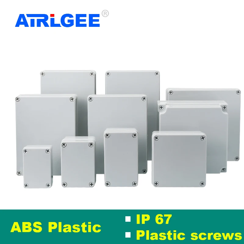AG Series High-end Quality IP67 Waterproof DIY Electrical  Junction Box ABS plastic RoHS Enclosure Case Outdoor Distribution box