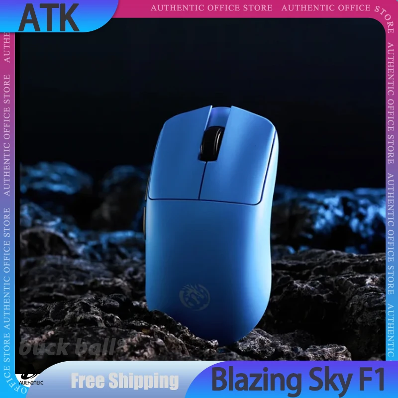 ATK Blazing Sky F1 Leviatan Mouse 2Mode Wireless Mice 8K Polling Rate Lightweight Custom Office Game Mouse Accessory Laptop Gift