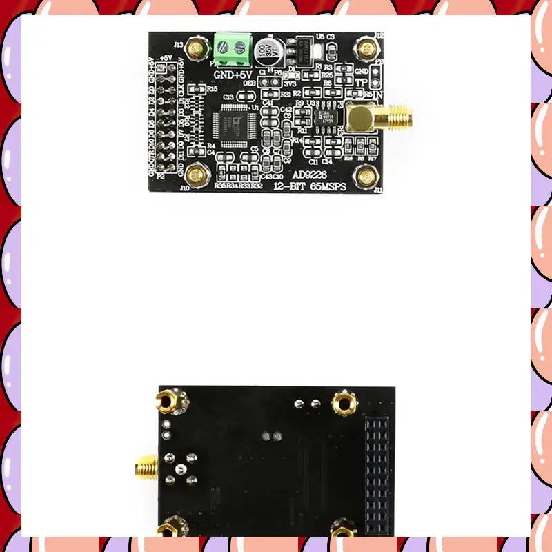 

A72Z 2X AD9226 Высокоскоростной модуль АЦП Сбор сигнала Аналого-цифровое преобразование Печатная плата 65M Выборка FPGA Макетная плата