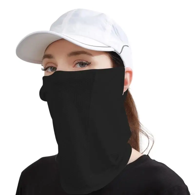 Soft Durability Sun Protective Face Cover Quick Drying Sun Blocking Face Cover Y166