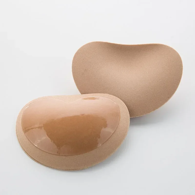 Липкий бюстгальтер пуш-ап на груди, более толстые губчатые подушечки для бюстгальтера, усилитель груди, силиконовые съемные вставки, купальник, невидимый бюстгальтер