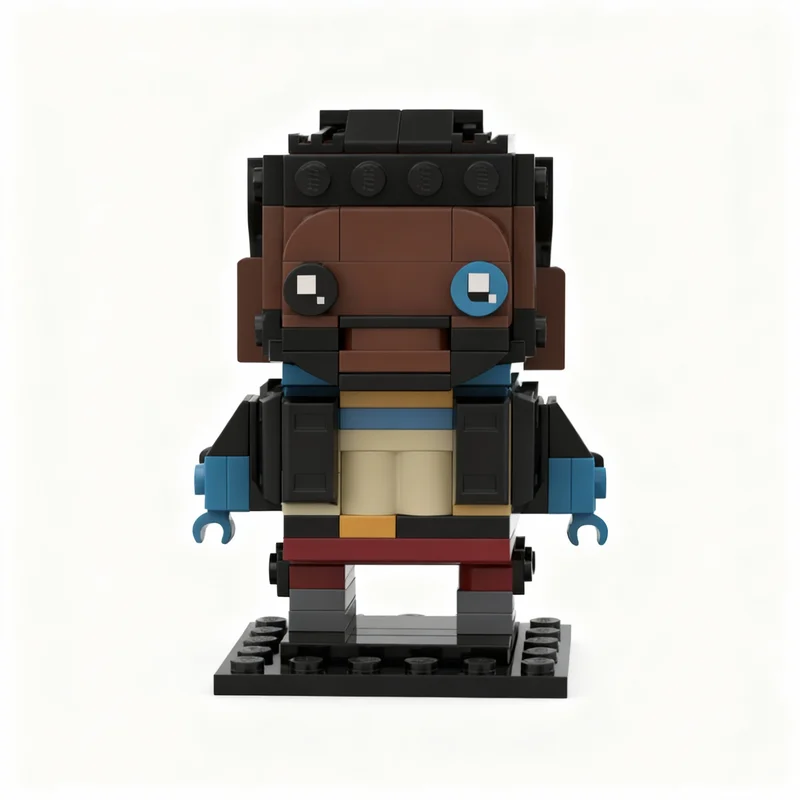

296pcs MOC VALORANT Veto Brickheadz Model Building Blocks Construction Toy Christmas Gifts DIY Creative Idea Education Birthday